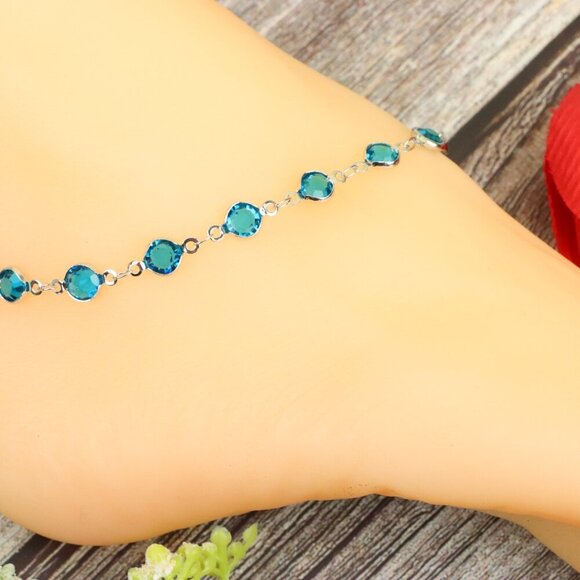 "Elegant Handmade Anklet – Delicate Jewelry for Women, MAR091742 - Picture 1 of 10